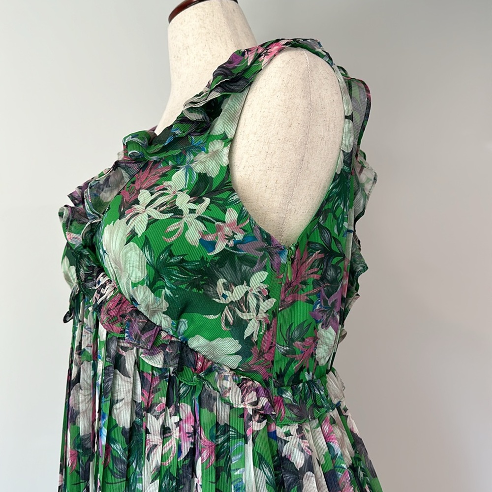 Adelyn Rae Addison Chiffon Floral Dress NWT - Picture 6 of 12